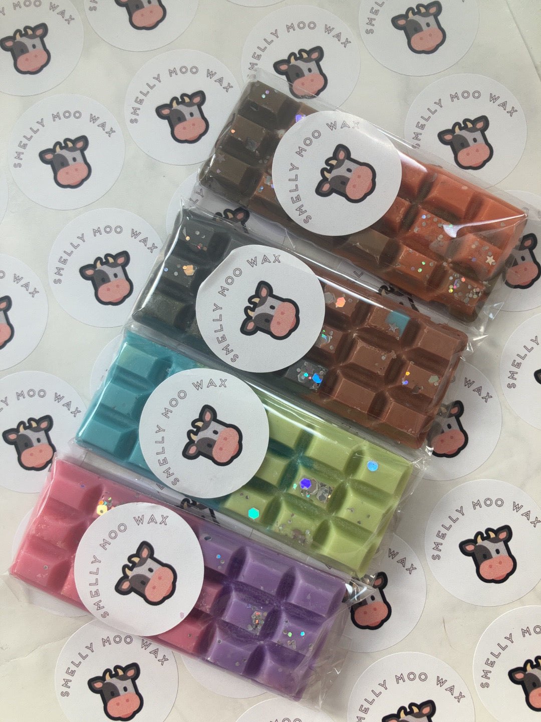 Smellymoo 17g sample wax bars cleaning scents